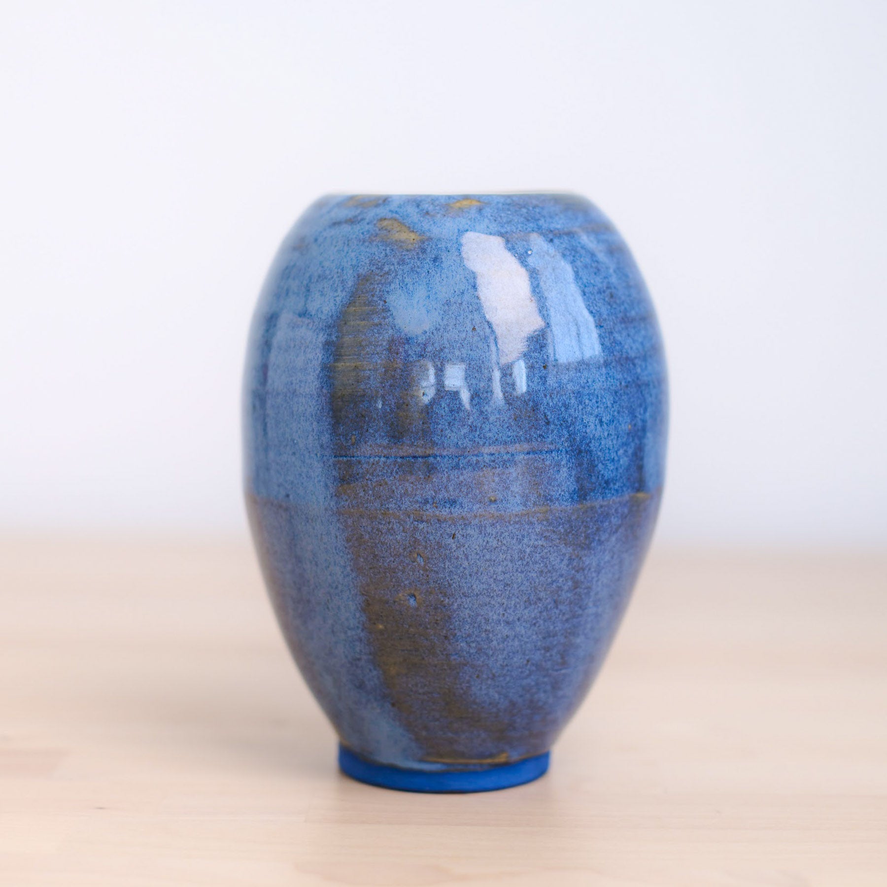 Blue hotsell open vase