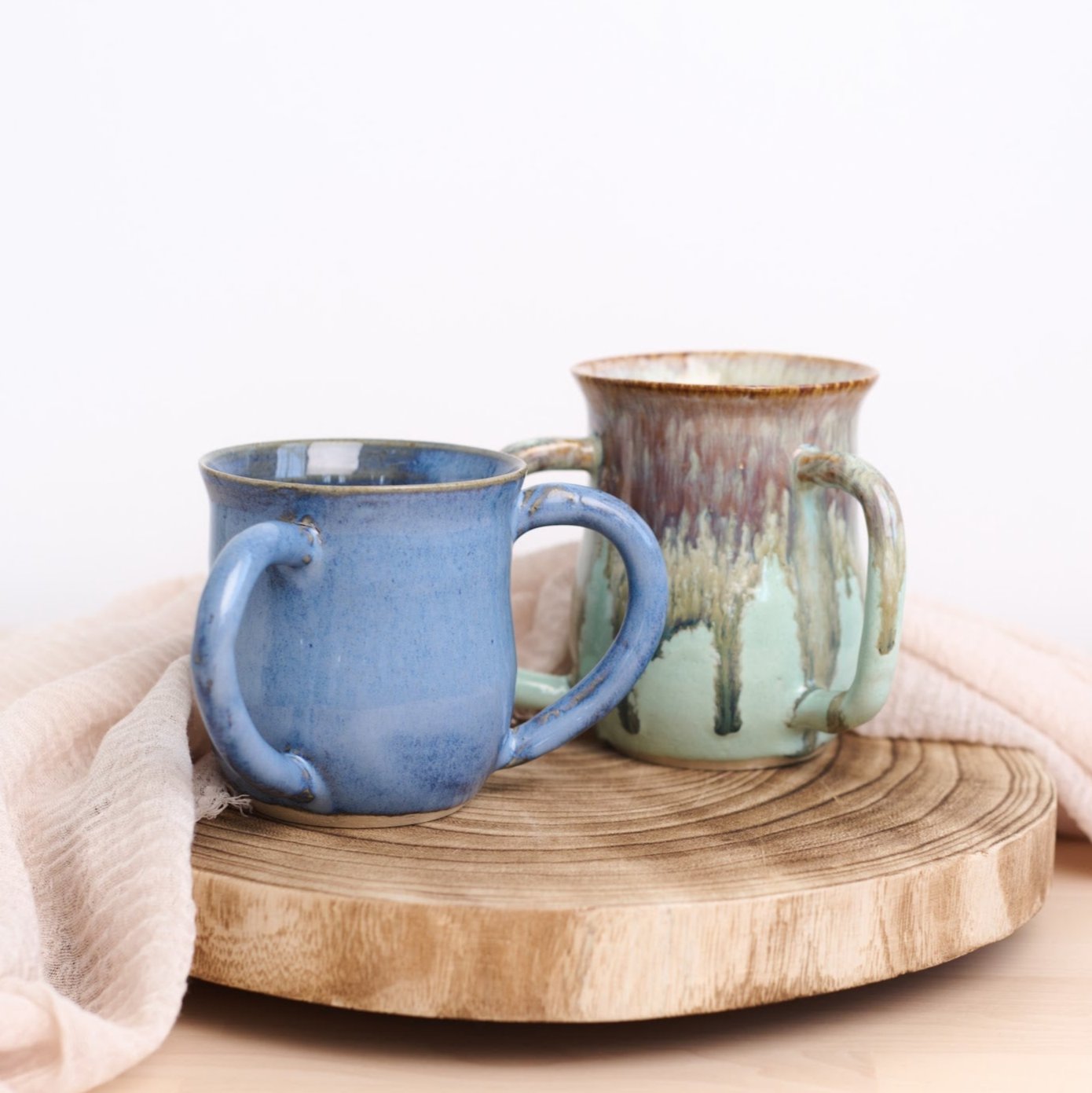 Deep Blue and Soft Green Natlas Set