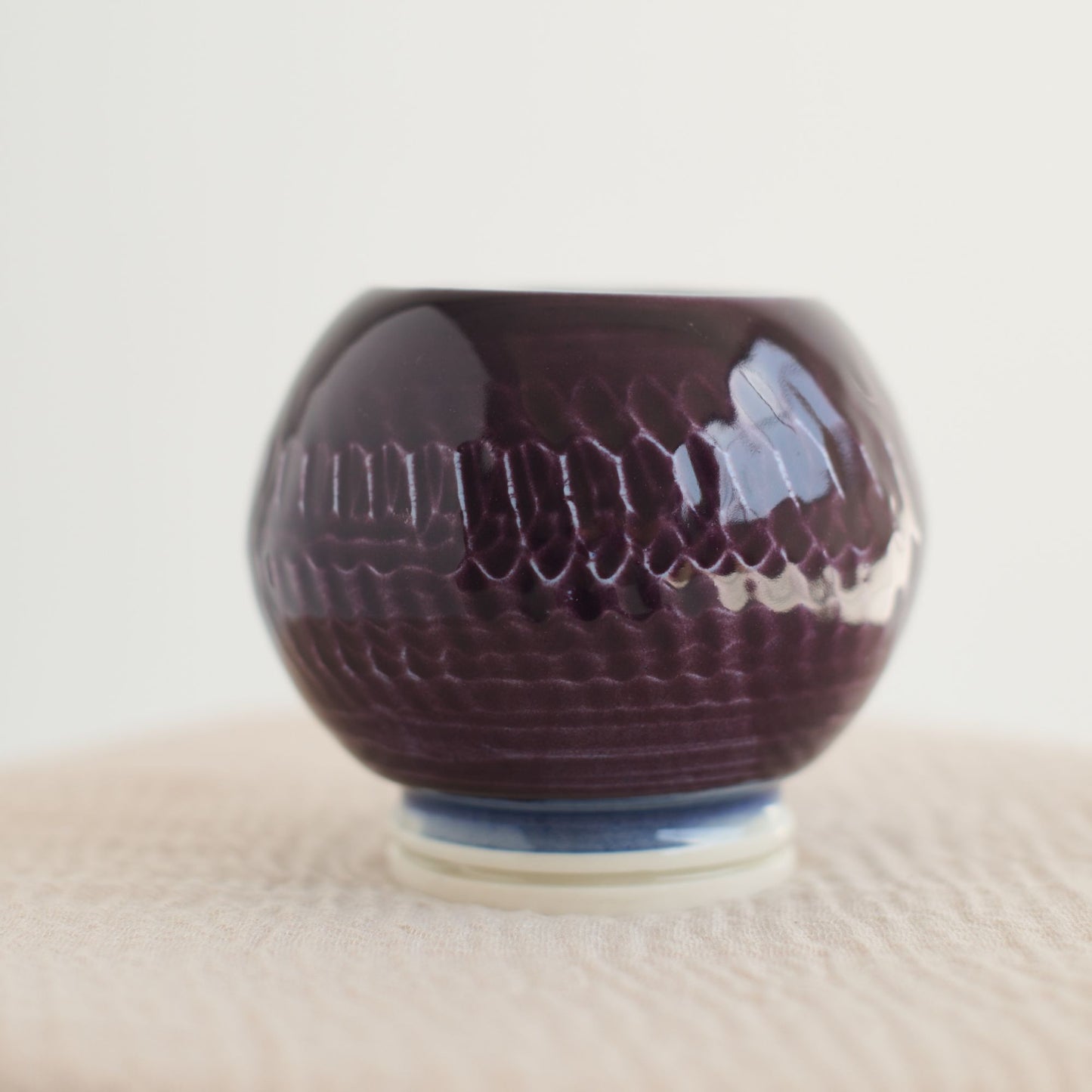 Lilac Purple Decorative Jar