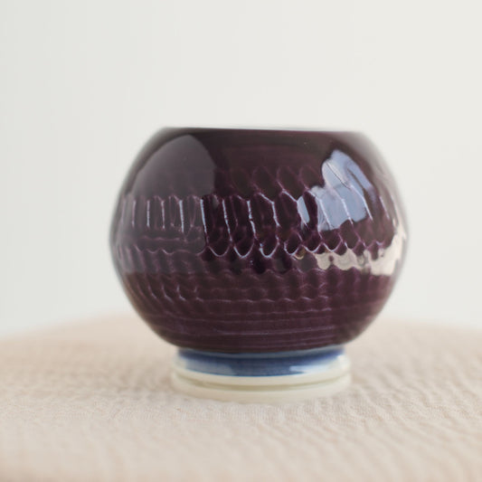 Lilac Purple Decorative Jar