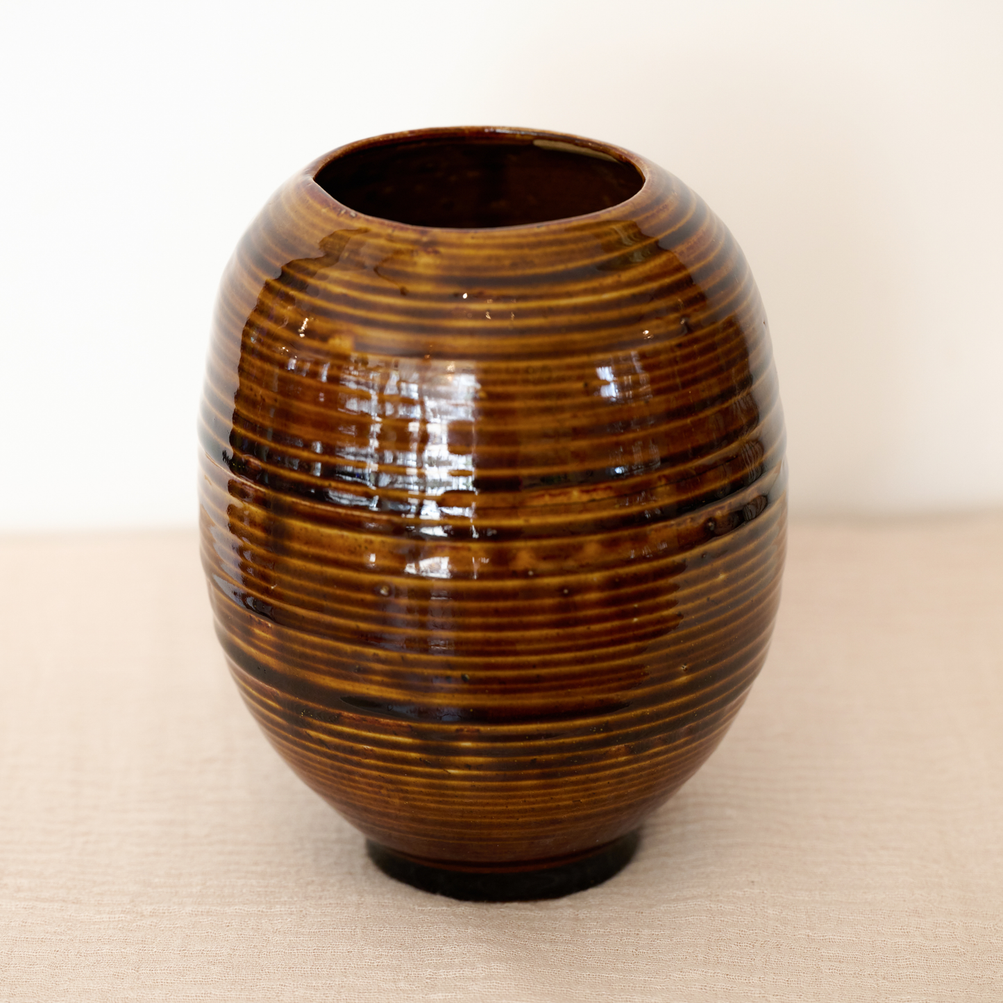 Honey Brown Vase