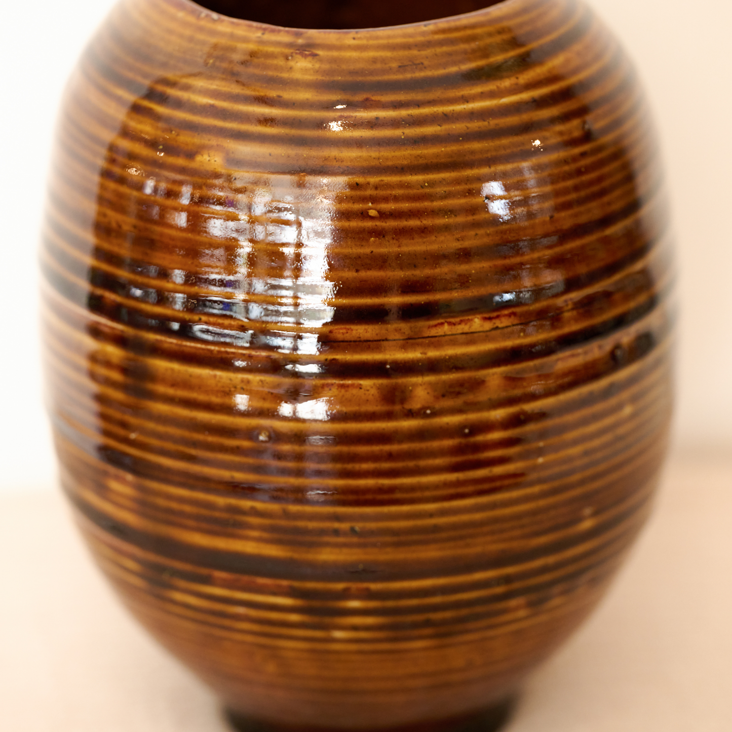 Honey Brown Vase