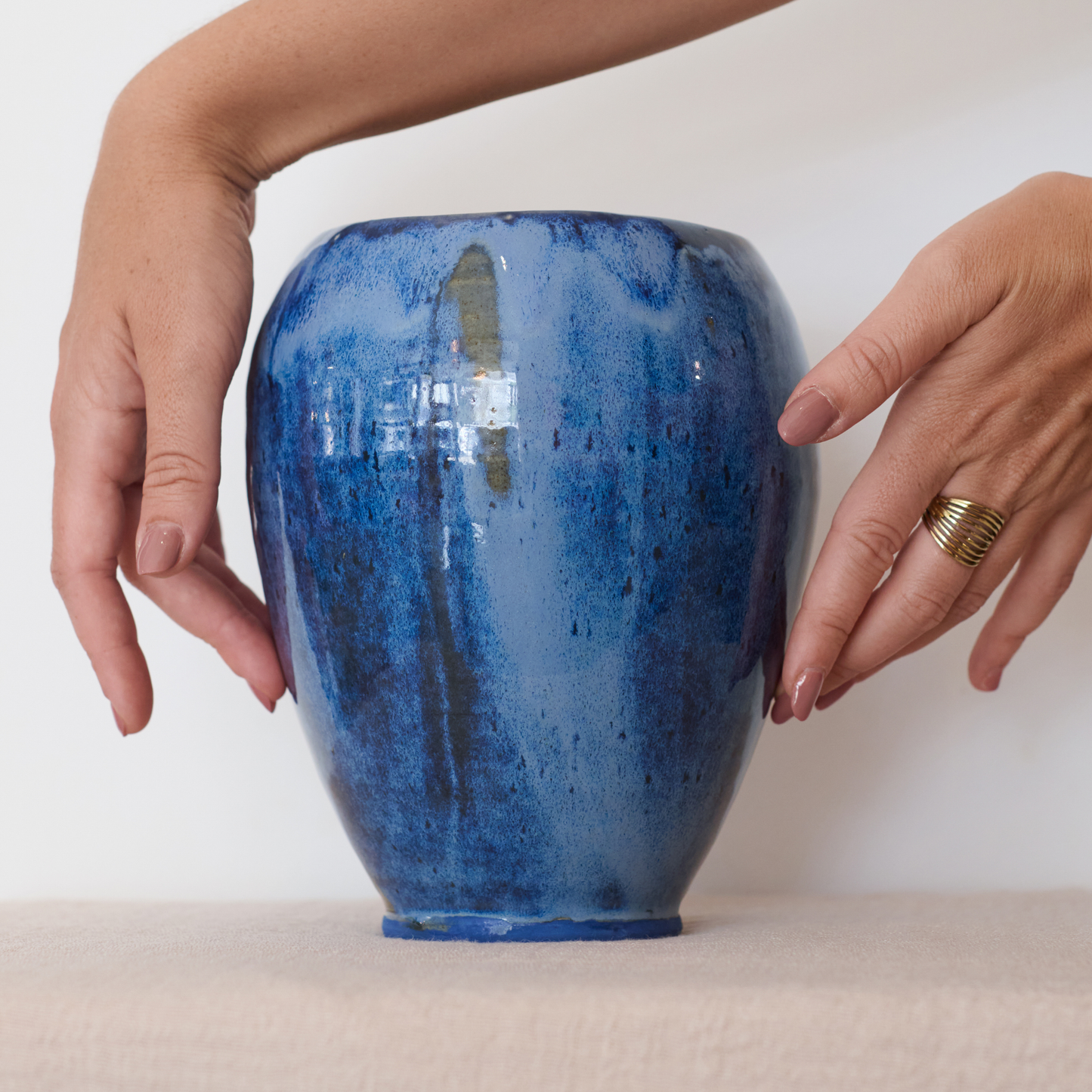 Shade of Blue Sky Vase