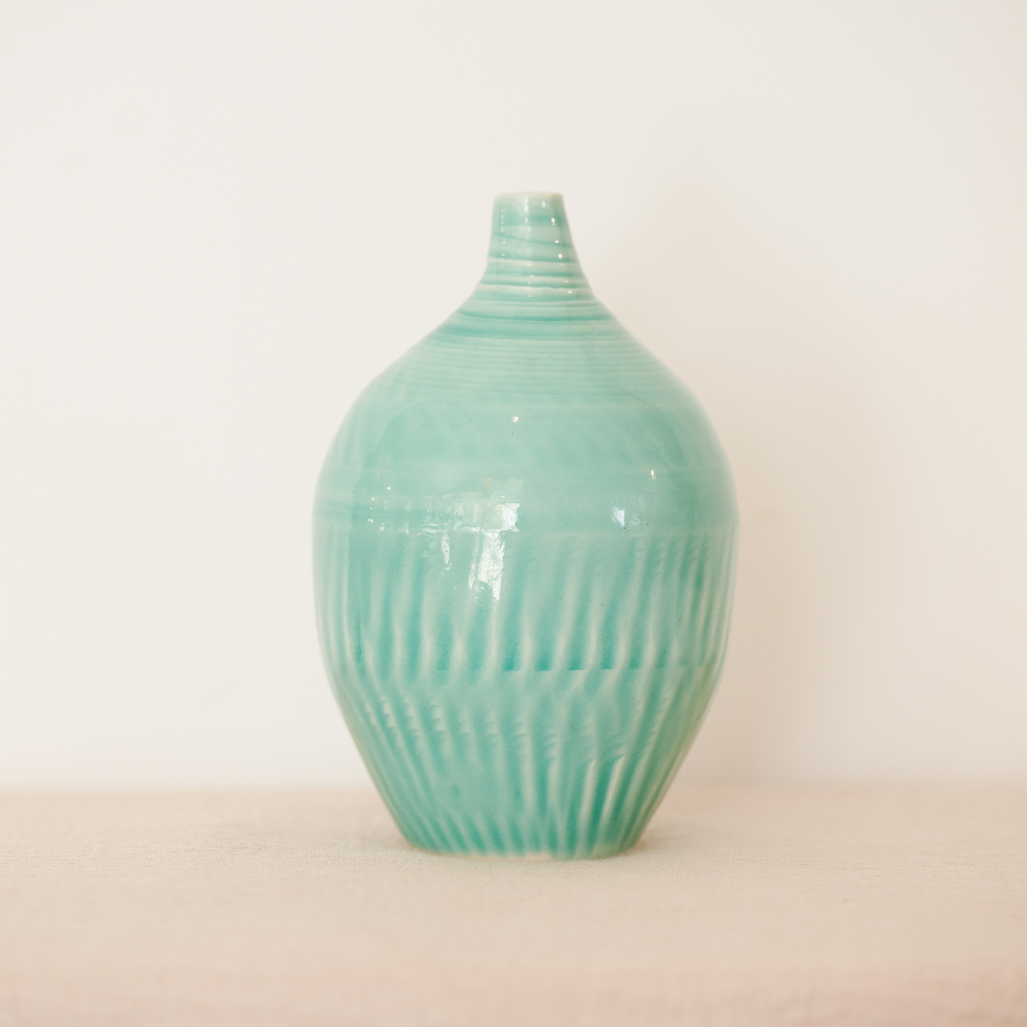 Aqua Green Vase