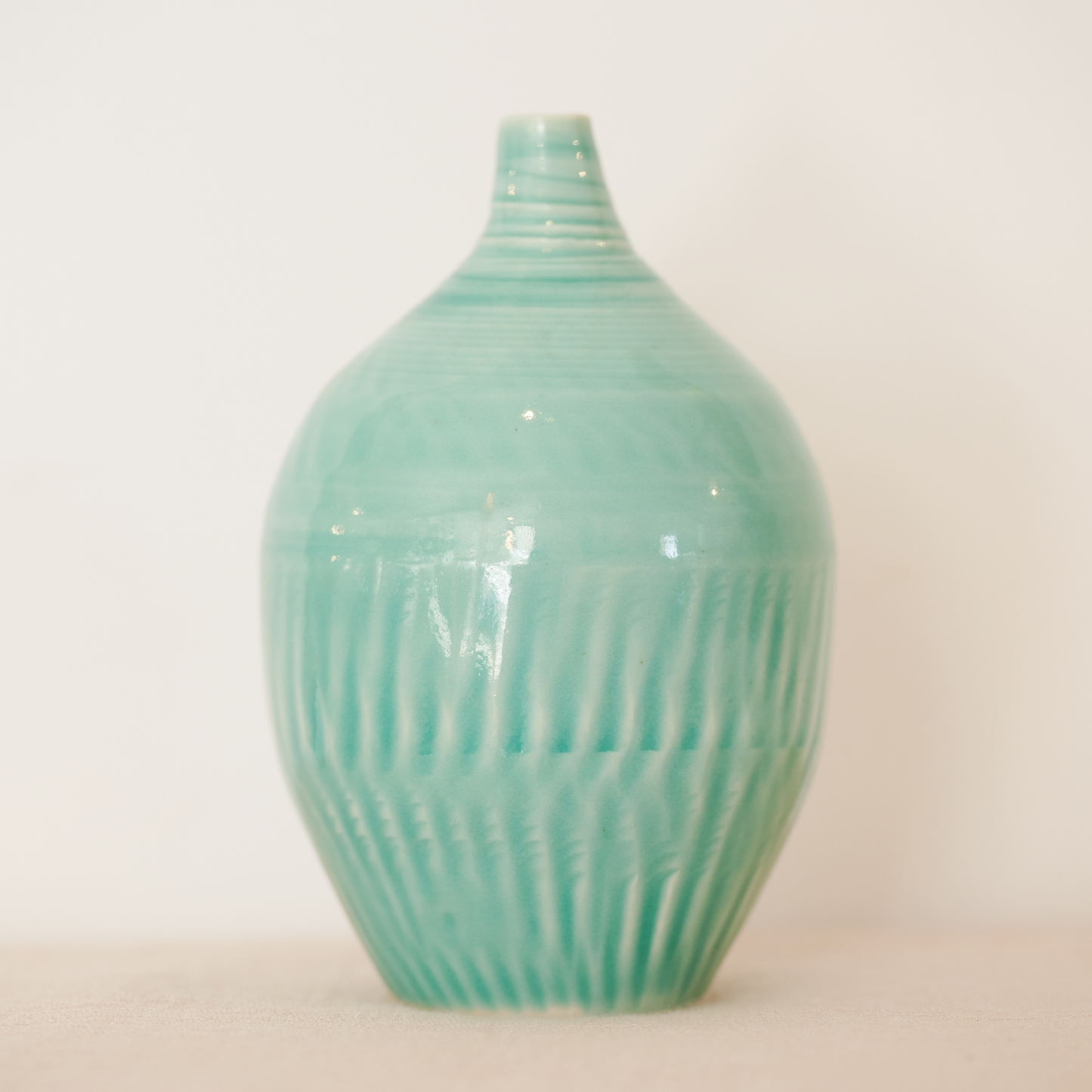 Aqua Green Vase