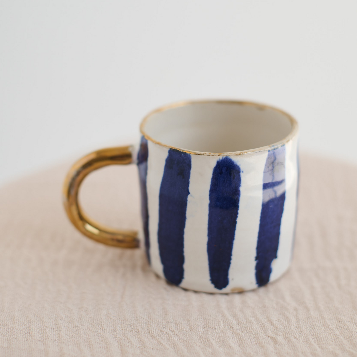 Pre Order: Golden Blue Mug | 1 / Set of 6